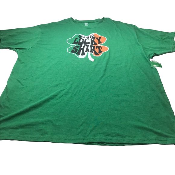 Celebrate St Patrick's Day Other - Celebrate St Patrick's Day Men's Size 2XL This Is My Lucky T-Shirt Short Sleeve